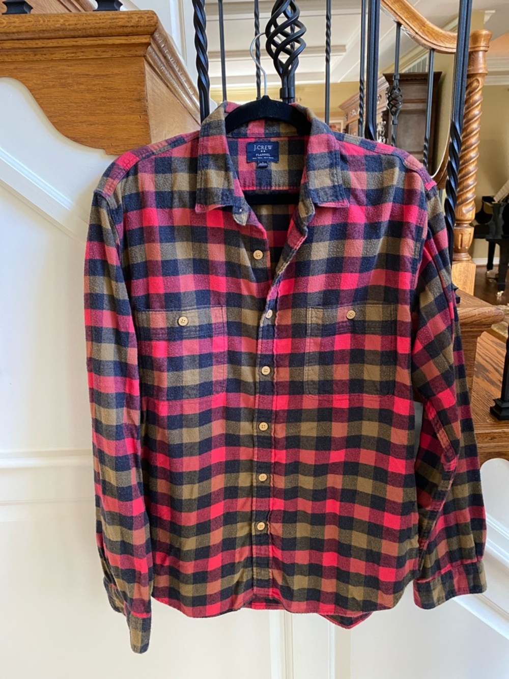 J. CREW Cotton Flannel Shirt